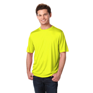 ADULT SOLID WICKING T   -  OPTIC YELLOW 2 EXTRA LARGE SOLID
